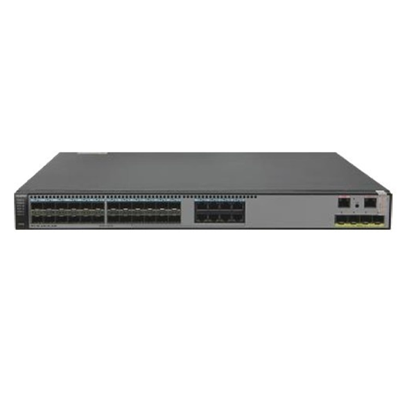 图片 华为/CloudEngine S5730-44C-HI-24S汇聚交换机/24个千兆SFP/8个复用的千兆10/100/1000Base-T以太网端口Combo,4个万兆SFP+,双子卡槽位/150W 交流电源模块(黑色)/支持三层路由协议/华为OMXD30000光模块-SFP+-10G-多模模块*4/华为SFP-GE-LX-SM1310*4/保修三年